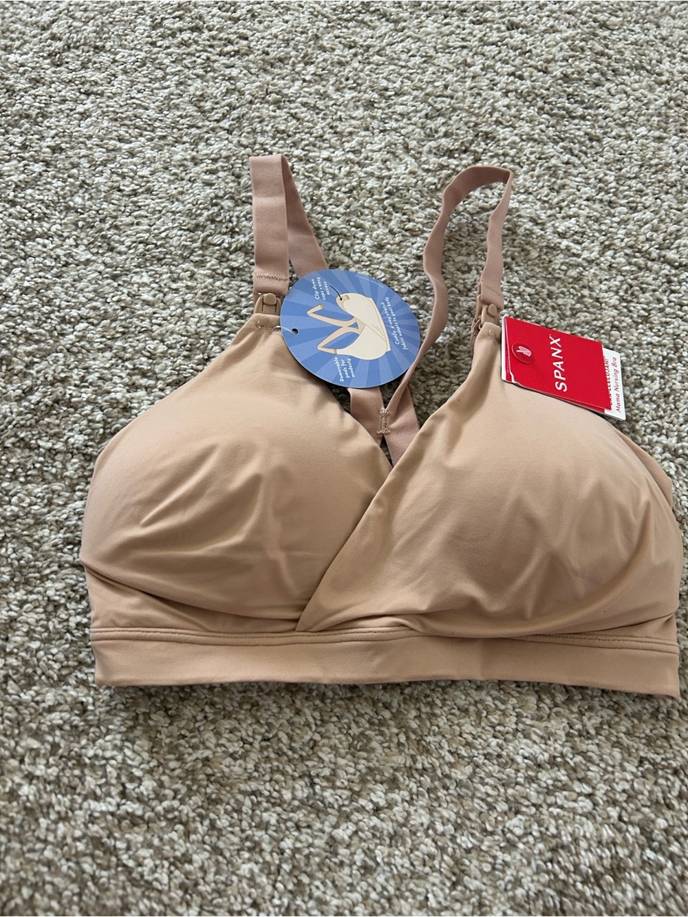 SPANX Beige Wireless Comfort Bra